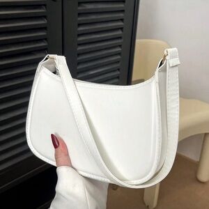 Elegant White Shoulder Bag